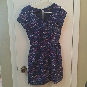 💜Aztec print mini dress